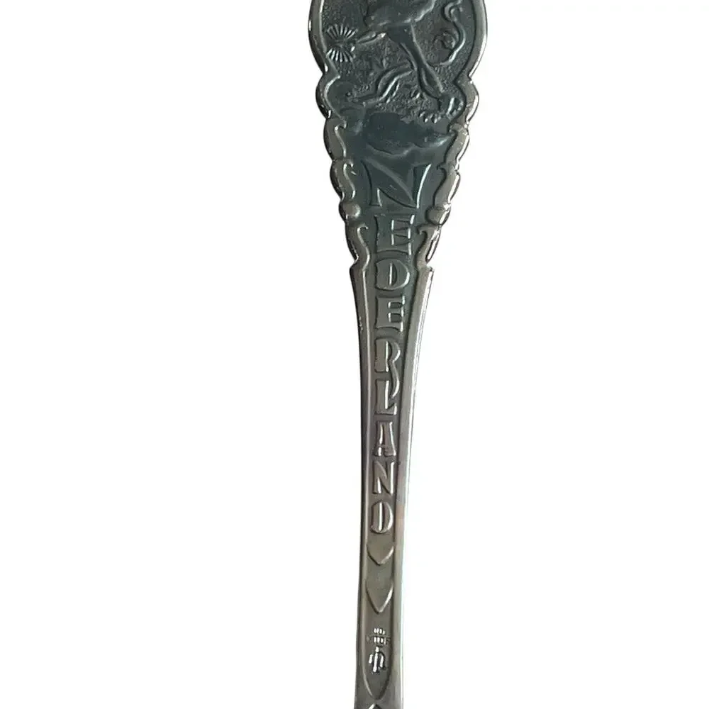 Sola Pleet Spoons Set of 6 in Box Nederland Netherlands Demitasse Unpolished